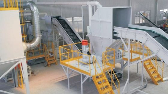 Separador de reciclaje de aluminio y cobre de desechos de radiadores para el procesamiento de metales