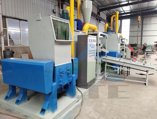 Máquina granuladora de alambre de cobre de 3000L/h para el reciclaje de chatarra de metal de alta automatización