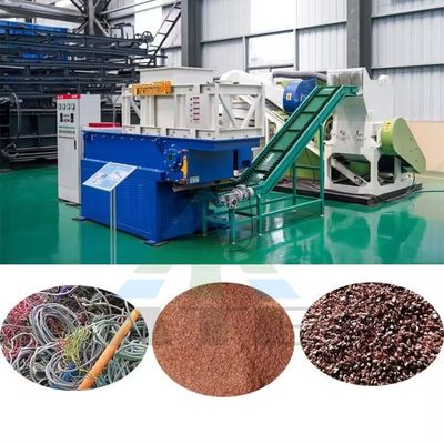 Recicladora de residuos alimentarios de alambre de cobre de desecho modelo 600 250 kg/h