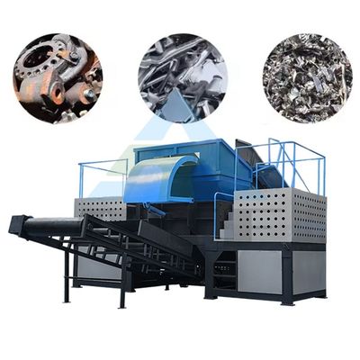 Máquina de trituración de desechos metálicos industriales de doble eje para trituradora de plástico de dos ejes