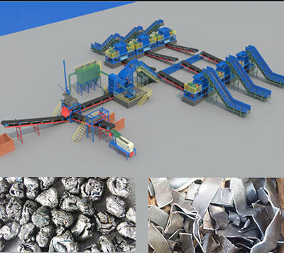 Máquina de trituración de desechos metálicos industriales de doble eje para trituradora de plástico de dos ejes