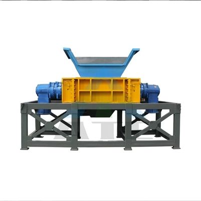 Máquina de trituración de desechos de metal de plástico y goma de chatarra de alta potencia doble eje automático