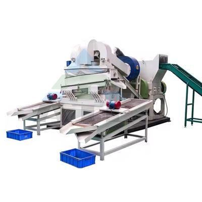 300-500 kg/h Máquina de separación de trituradora de desperdicios de alambre para planta de reciclado de cables eléctricos