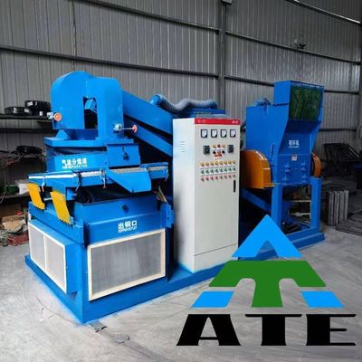 Después de servicio mantenimiento en el campo máquina de reciclaje de alambre de cobre seco para industria