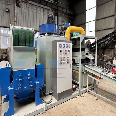 Después de servicio mantenimiento en el campo máquina de reciclaje de alambre de cobre seco para industria