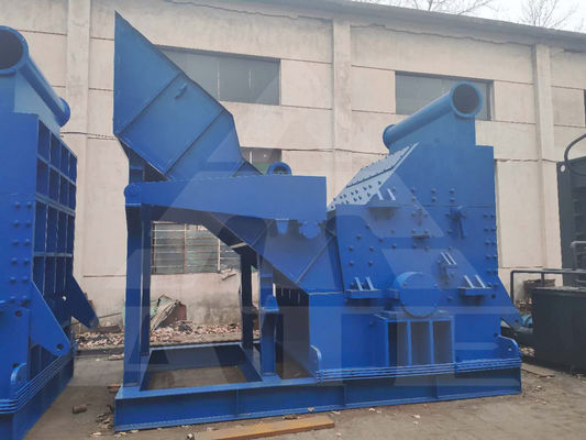 Triturador de molino de martillo vertical para el reciclaje de chatarra de acero en aplicaciones de construcción