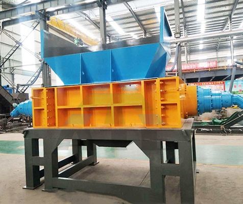 Máquina separadora de recuperación de desechos de radiador de diseño de eje único para hierro de cobre y aluminio