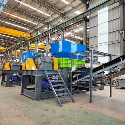 Máquina separadora de recuperación de desechos de radiador de diseño de eje único para hierro de cobre y aluminio