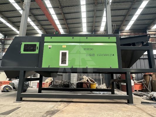 2000 kg Máquina de clasificación de basura Separador magnético de hierro Separador de corriente Eddy para plástico