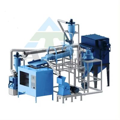 Máquina de reciclaje de residuos electrónicos totalmente automática de línea placa base y metalurgia