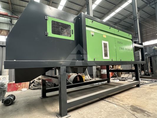 2000 kg Máquina de clasificación de basura Separador magnético de hierro Separador de corriente Eddy para plástico