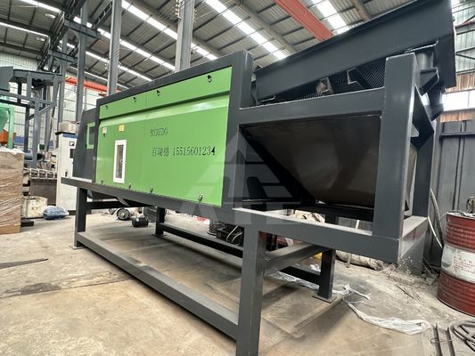 98-99% tasa de separación Máquina de clasificación de residuos de motor con separador magnético de arena de hierro