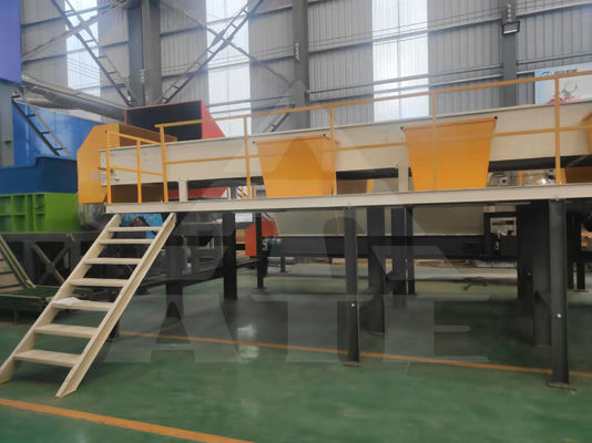 Plataforma de clasificación de venta Máquina de clasificación de residuos sólidos con peso y rendimiento de 2000 kg
