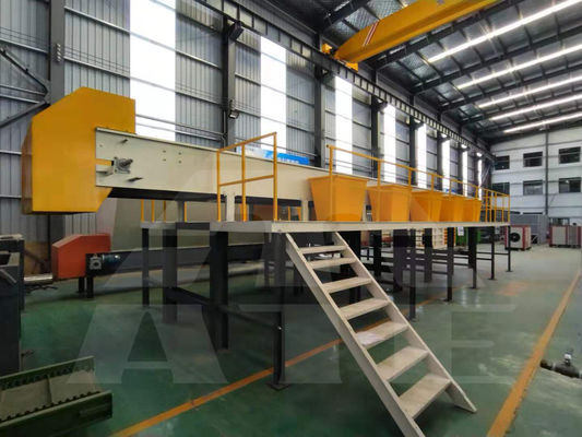 Plataforma de clasificación de venta Máquina de clasificación de residuos sólidos con peso y rendimiento de 2000 kg