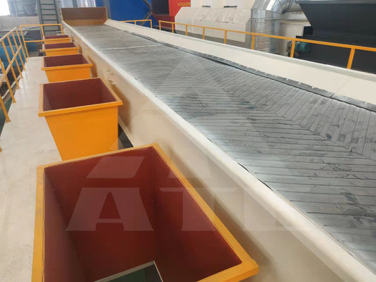 Plataforma de clasificación de venta Máquina de clasificación de residuos sólidos con peso y rendimiento de 2000 kg
