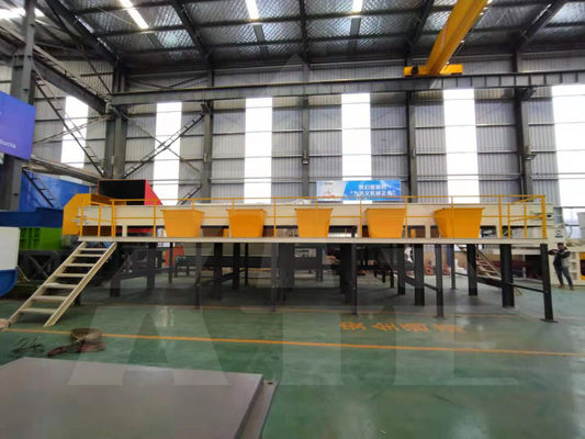 Plataforma de clasificación de venta Máquina de clasificación de residuos sólidos con peso y rendimiento de 2000 kg