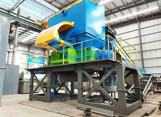 Trituradora de desechos de doble eje de hierro de aluminio de metal de plástico multifuncional