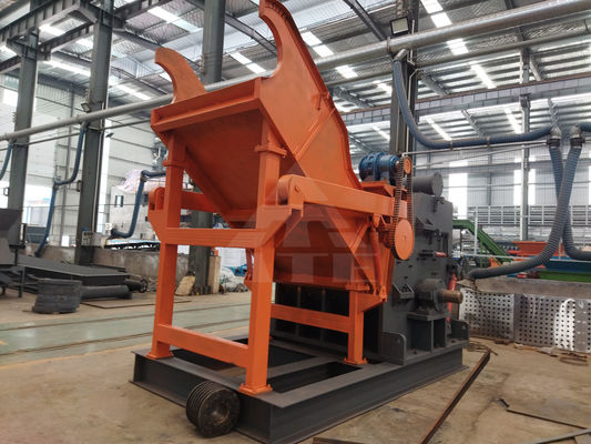 30kW Potente desecho de acero hierro metal chatarra planta de triturador de metales máquina trituradora de hierro