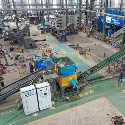 Línea de producción de máquinas de trituración de neumáticos usados totalmente automática para neumáticos usados