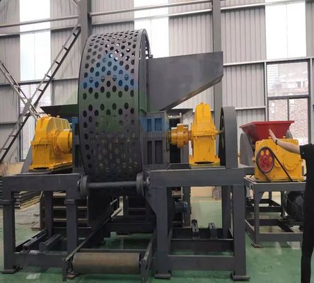 Máquina de trituración de neumáticos de alta productividad de 2-3 toneladas para el reciclaje de chatarra de neumáticos