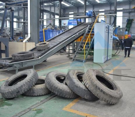 Industria de reciclaje de caucho Máquina automática de reciclaje de neumáticos de alta producción para polvo de caucho