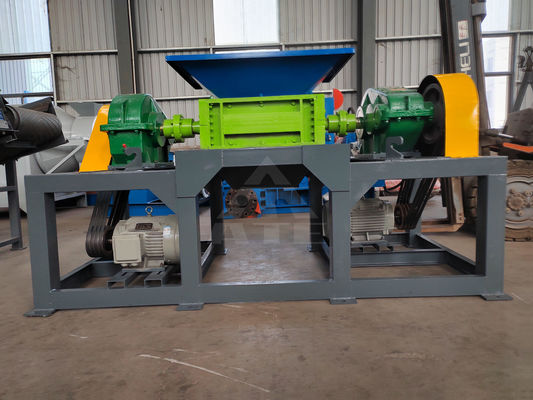 Máquina de trituración de doble eje para chatarra de metal y plástico