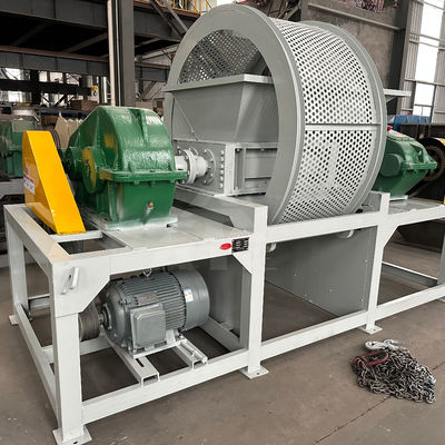 Máquina de reciclaje de neumáticos trituradora de plástico de doble eje para el sistema de gestión de residuos