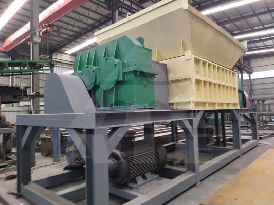 Trituradora de doble eje Solución perfecta para reciclar chatarra de metal y desechos industriales
