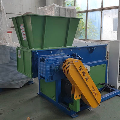 Máquina de trituración de residuos de eje único para cartón comercial de plástico