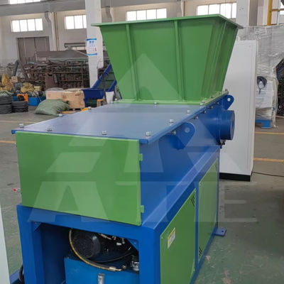 Máquina de trituración de residuos de eje único para cartón comercial de plástico