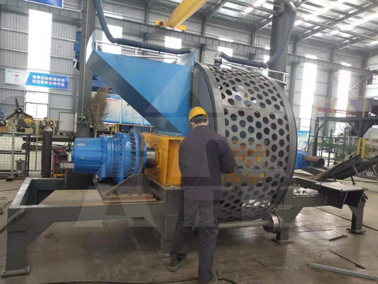 Fácil de operar neumático de camión de trabajo pesado de doble eje de papel máquina de reciclaje de neumáticos trituradora
