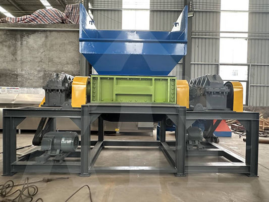 Máquina de trituración multifuncional para el manejo de residuos de plástico y vidrio en hoteles