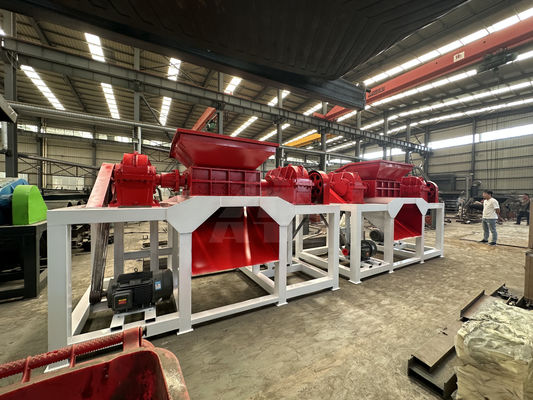 Máquina de trituración de tejidos metálicos para botellas de PET