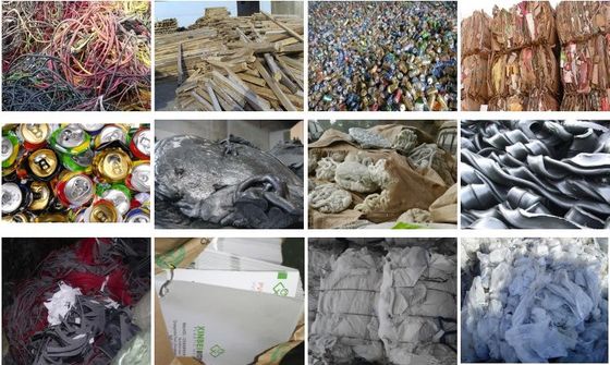 Trituradora de plástico de desechos multifuncional con desechos de metal de doble eje