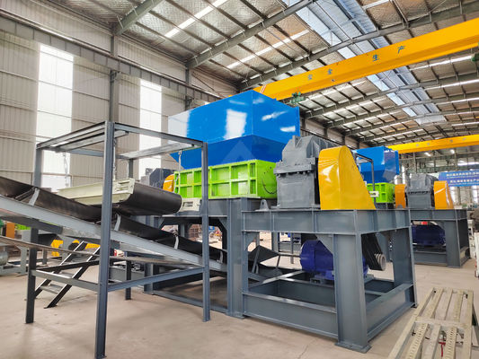 Máquina de trituración de metales de plástico Producto final 1-10 Cm Fácil operación para desechos domésticos