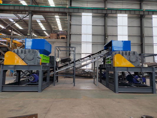 Máquina de trituración de metales de plástico Producto final 1-10 Cm Fácil operación para desechos domésticos