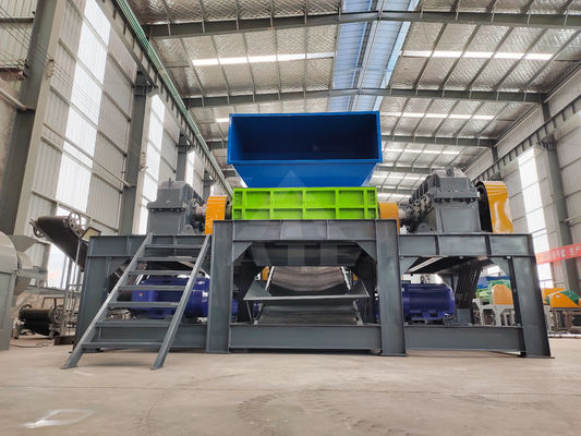 Trituradora de metales de gran capacidad para reciclar trozos de plástico en plantas de fabricación