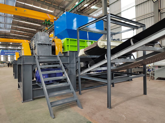 200-2200mm Tamaño de entrada Trituradora automática de chatarra de metal plástico para el proceso de reciclaje