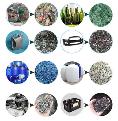 17000 kg/h Capacidad 2000 latas de aluminio caucho acero trituradora de plástico para reciclar metal