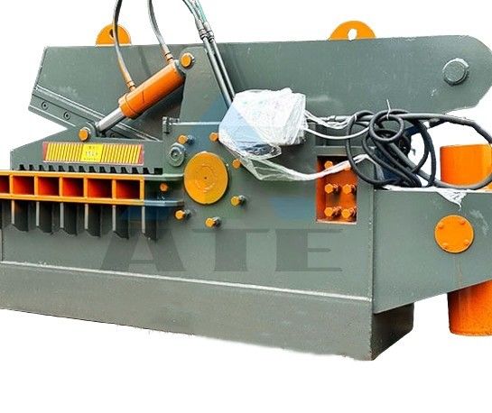 Trabajos de construcción 20T Guillotina Cisa de cocodrilo para cortar chatarra de metal de acero al carbono