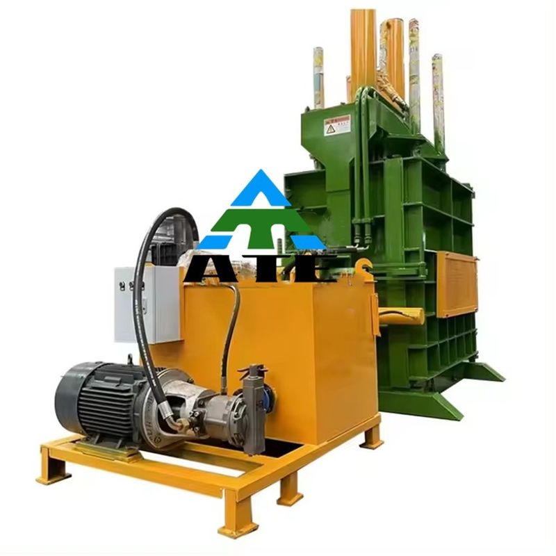 Máquina de prensa hidráulica de 380 V para embalaje de plásticos y chatarra de metal