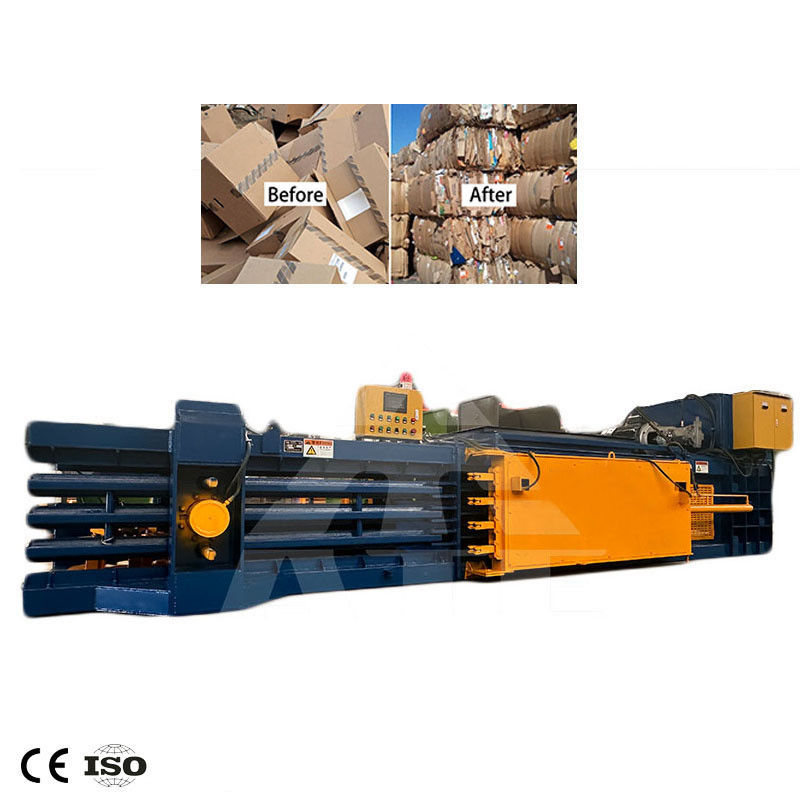 Minería de la Energía Baler automático horizontal para reciclar botellas de plástico caja de chatarra de acero