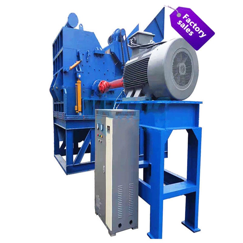 Máquina de reciclaje de residuos de metal de gran resistencia conchas de automóviles y chatarra de acero trituradora
