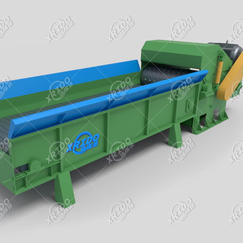Tiendas de materiales de construcción Máquina trituradora de doble eje para triturar y moler madera