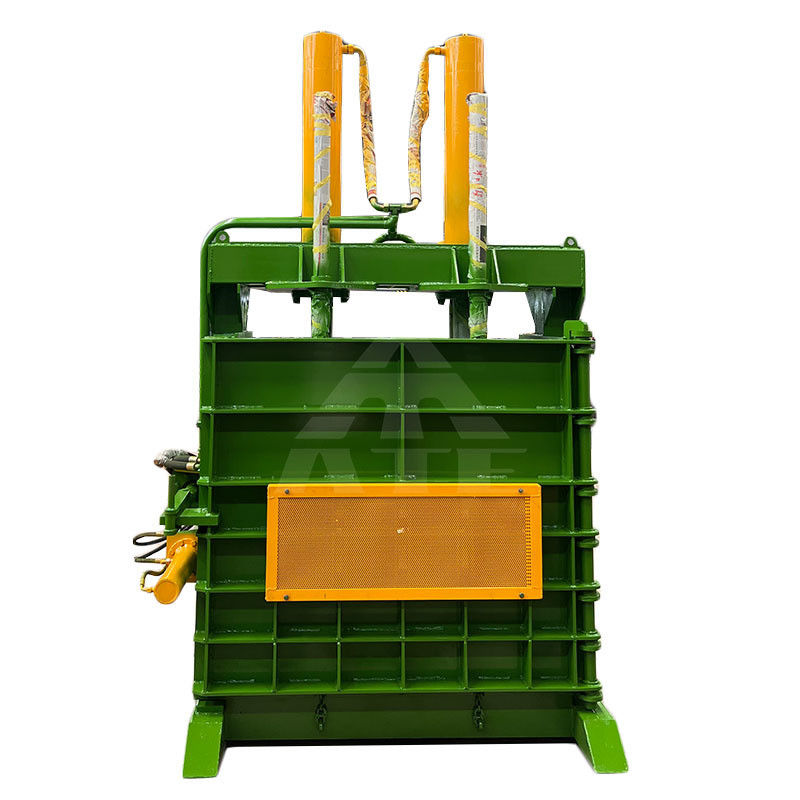 650 KG Capacidad Bolsas de botellas de plástico latas de residuos máquina de embalaje para la densidad de balde del cliente