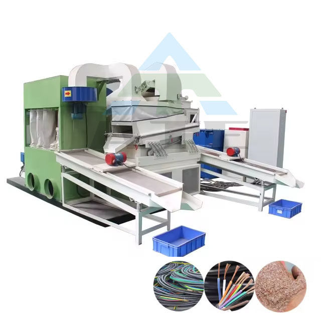 Recicladora de residuos alimentarios de alambre de cobre de desecho modelo 600 250 kg/h