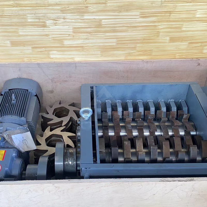 Partes de repuesto Tipo de trituradora de cuchillos Caja para trituradora de chatarra industrial de cuchillas de doble hoja