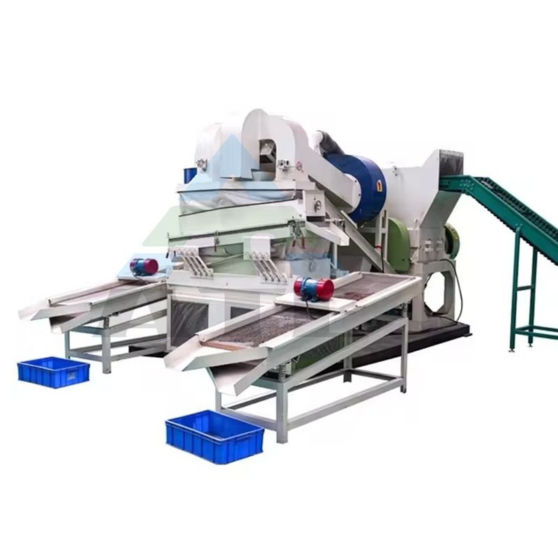 300-500 kg/h Máquina de separación de trituradora de desperdicios de alambre para planta de reciclado de cables eléctricos