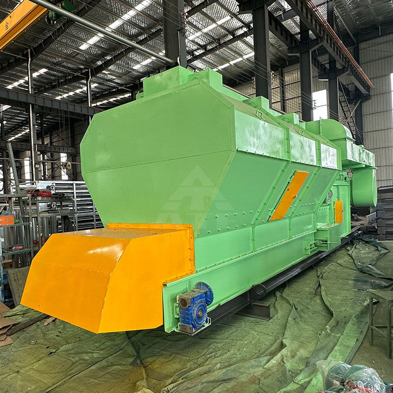 Máquina de clasificación de residuos de reciclaje con recolector de residuos y separador de aire horizontal