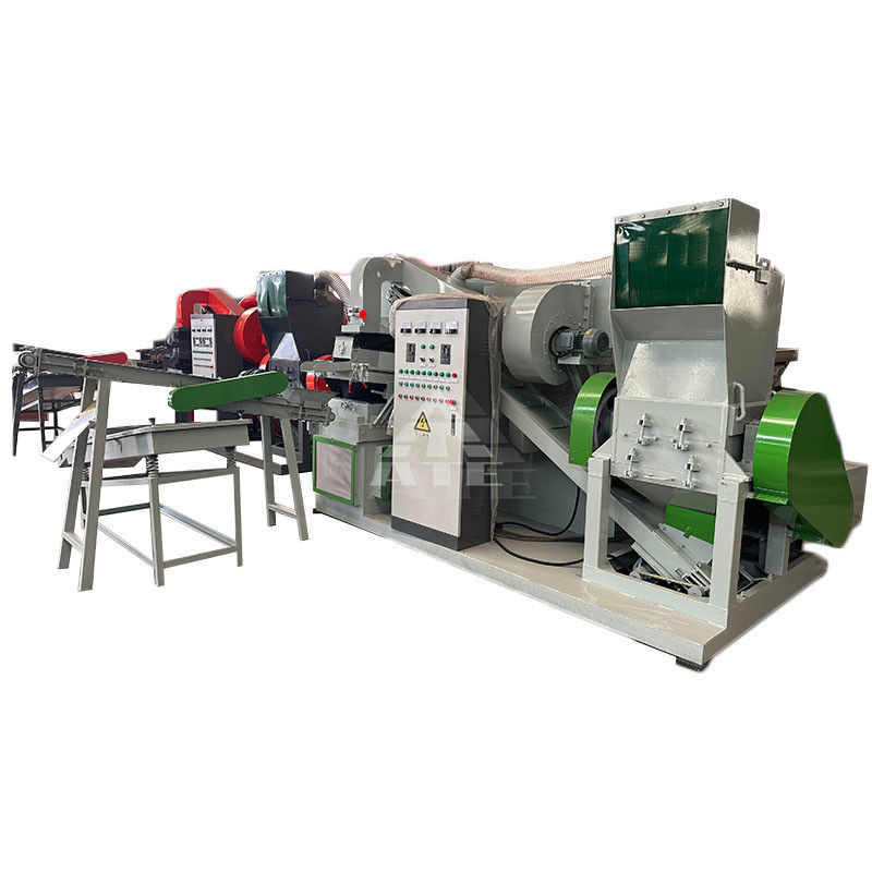 Máquina de reciclaje de alambre de cobre de capacidad de 300-500 kg/h para granulador automático de cables
